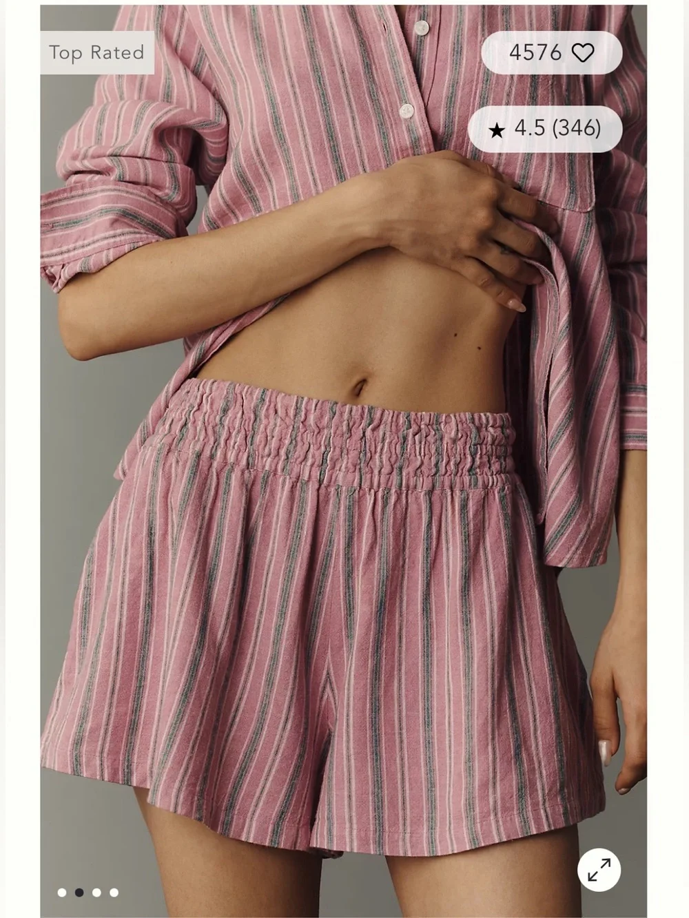 NWT🌷Anthropologie Somerset 100% Linen Shorts
